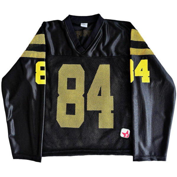 FBA Long Sleeve Jersey 84 Black and Yellow